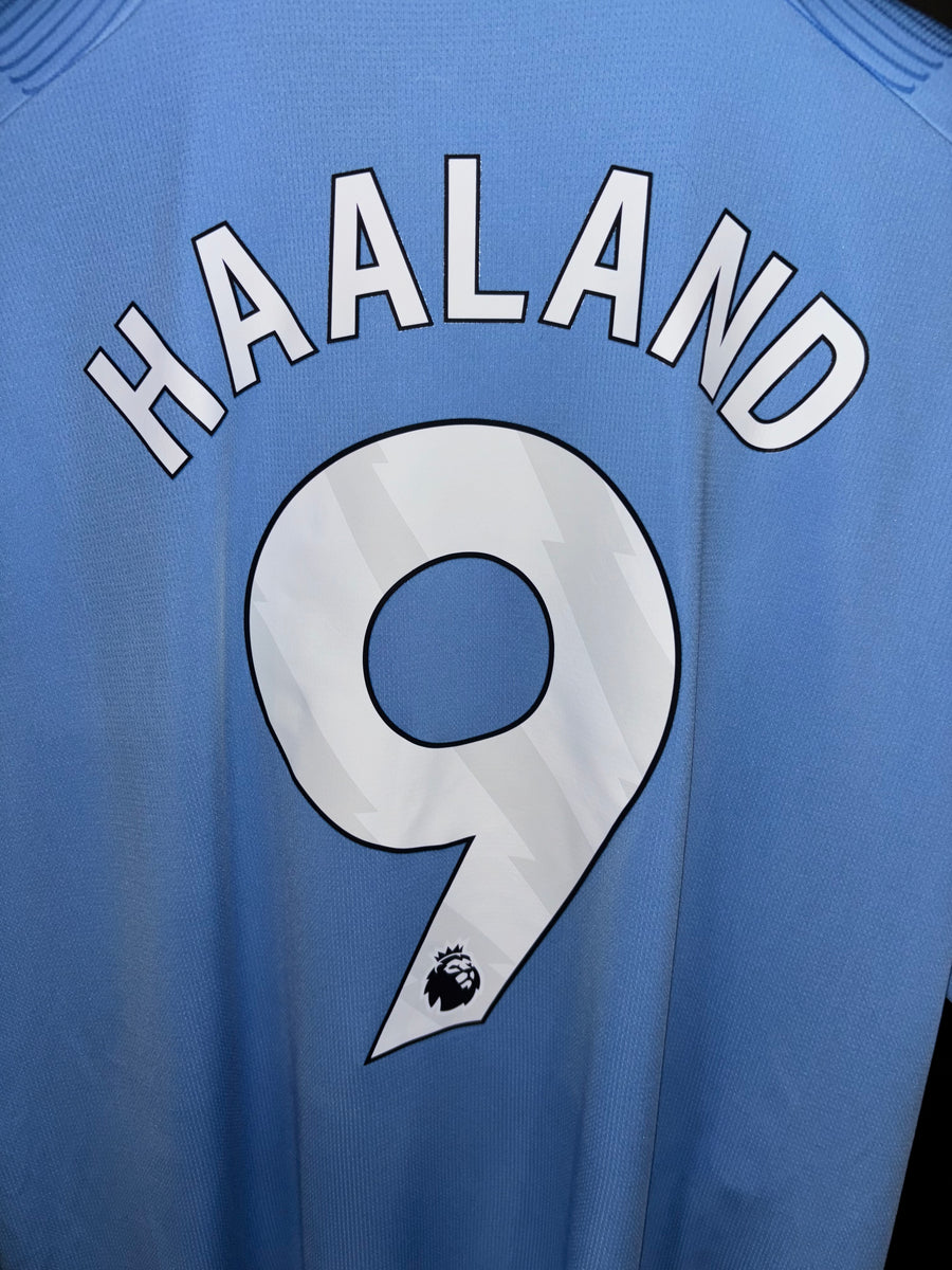 MANCHESTER CITY HAALAND 2023-2024 ORIGINAL  JERSEY Size L