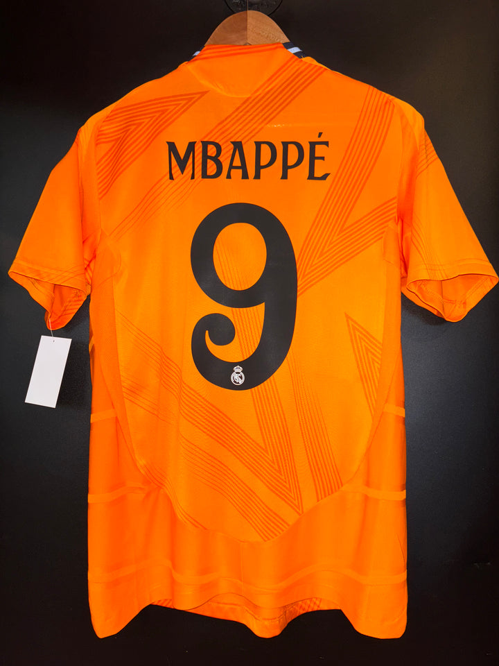 REAL MADRID MBAPPE 2024-2025 ORIGINAL PLAYER AWAY JERSEY Size M