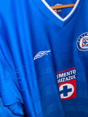 CRUZ AZUL DELGADO 2003-2004 ORIGINAL JERSEY Size XL