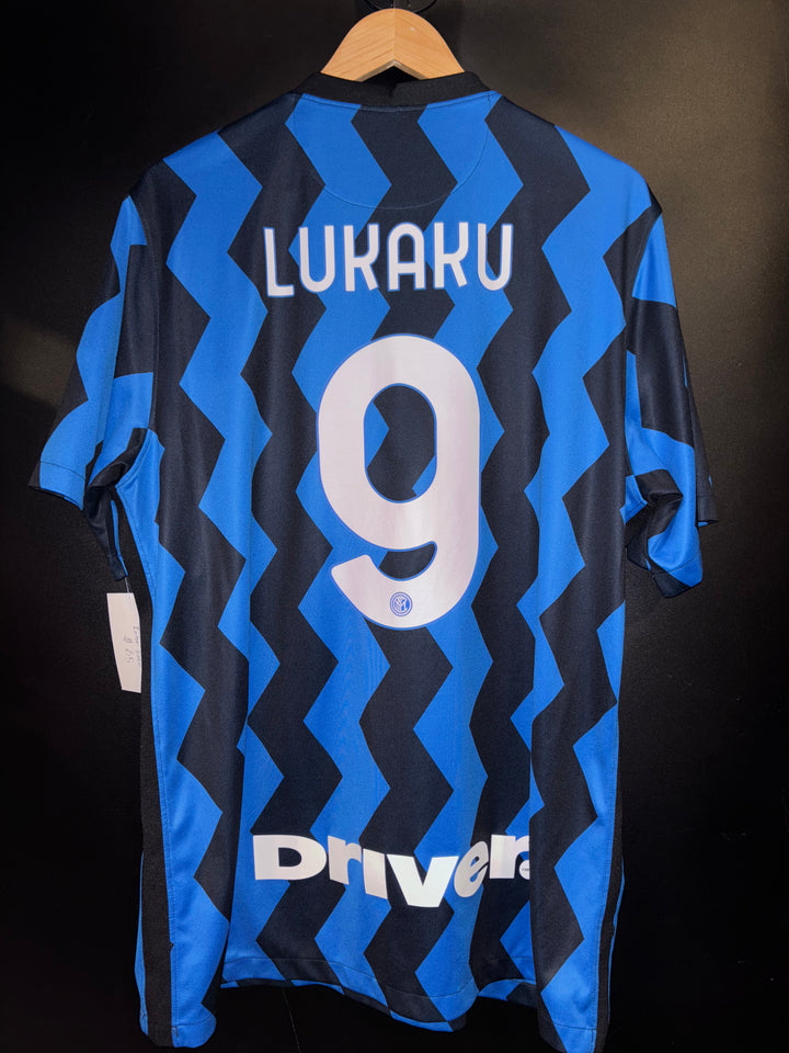 INTER MILAN LUKAKU 2020-2021 ORIGINAL JERSEY Size XL