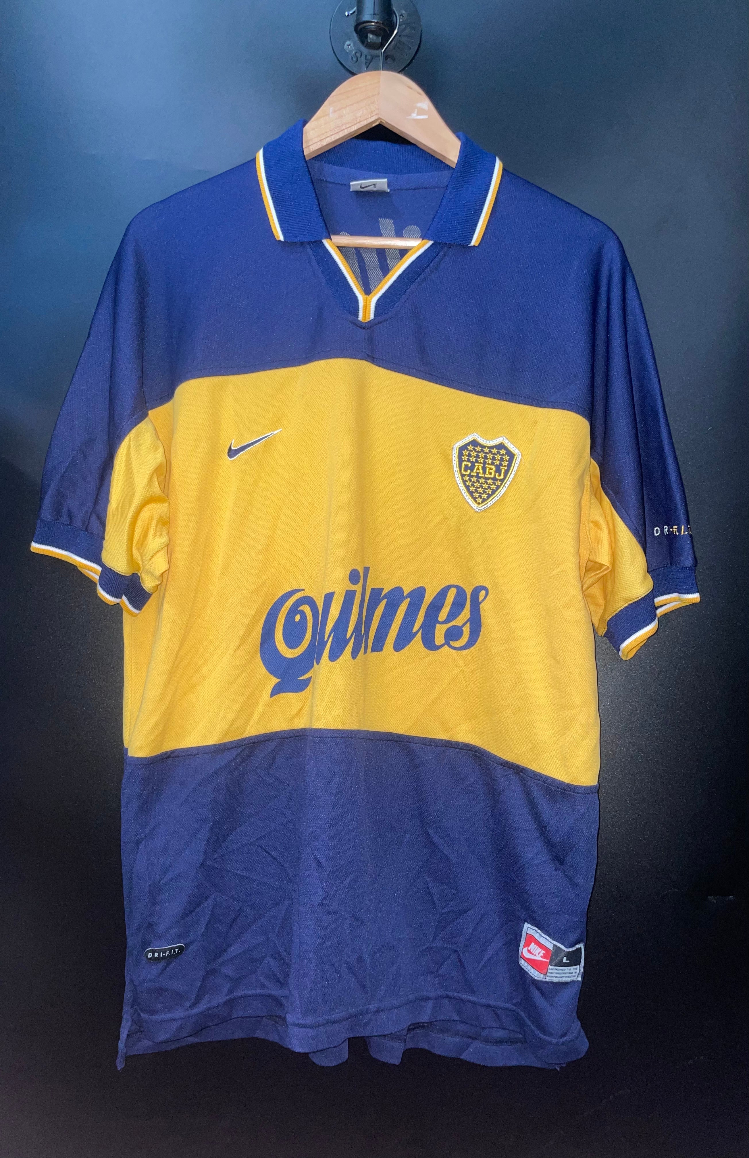 BOCA JUNIORS 1998 ORIGINAL JERSEY Size L – TIFFOZI FUTBOL