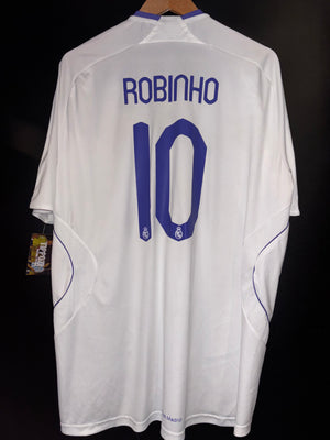 REAL MADRID ROBINHO 2007-2008 ORIGINAL JERSEY Size XL