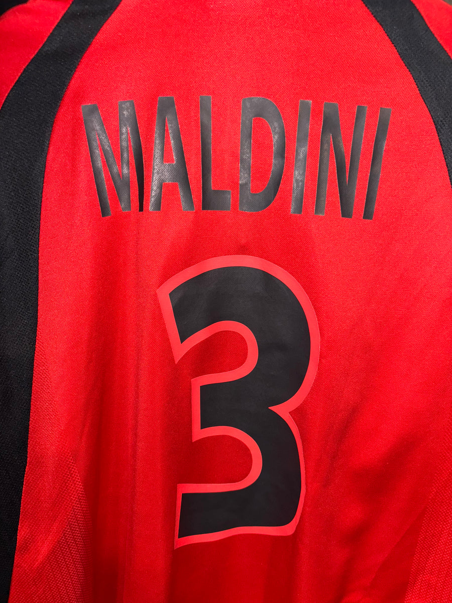 AC MILAN MALDINI 2001-2002 ORIGINAL JERSEY Size M