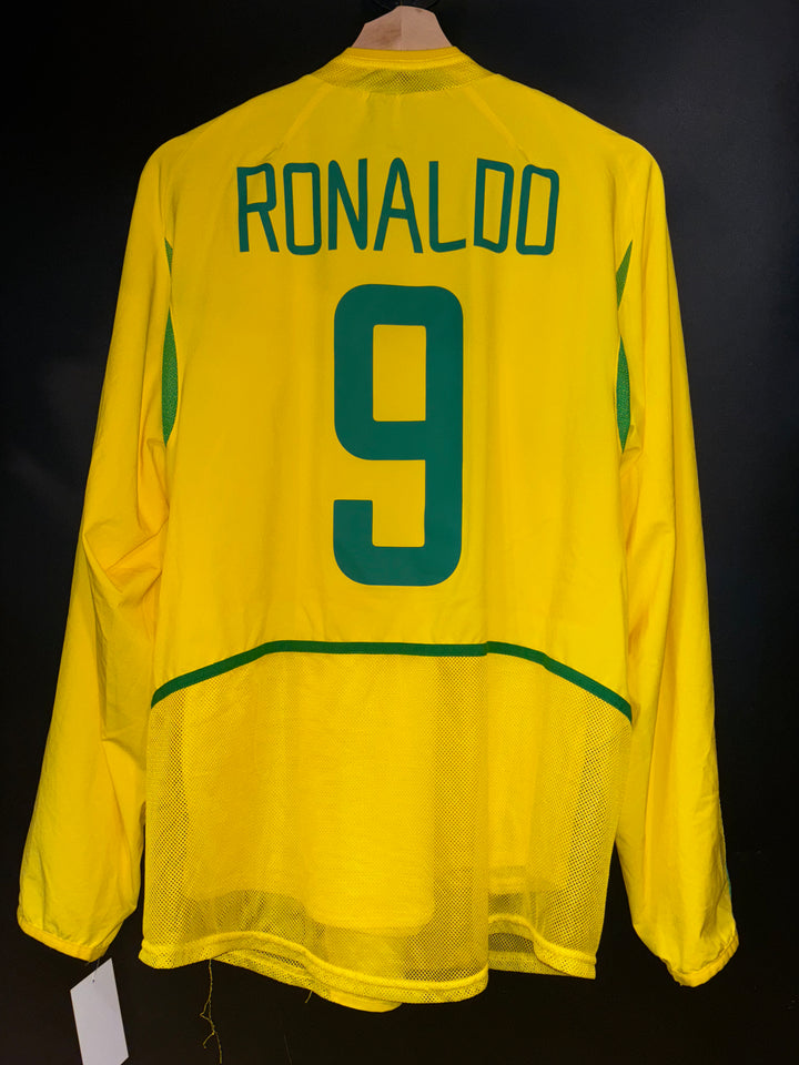 BRAZIL RONALDO 2002-2003 ORIGINAL PLAYER JERSEY M