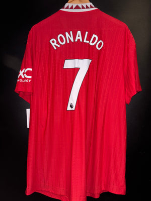 MANCHESTER UNITED RONALDO 2022-2023 ORIGINAL PLAYER JERSEY Size 2XL