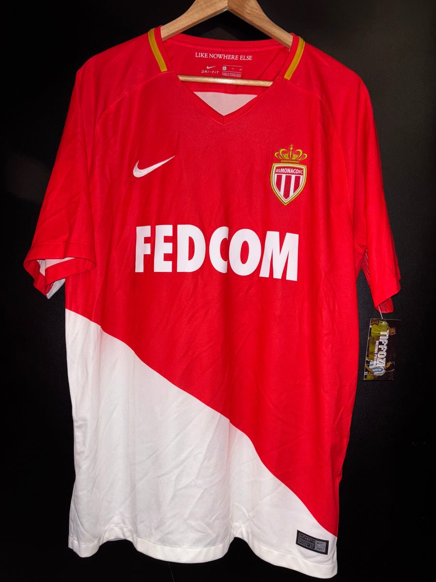 AS MONACO FALCAO 2017-2018 ORIGINAL JERSEY SIZE XL