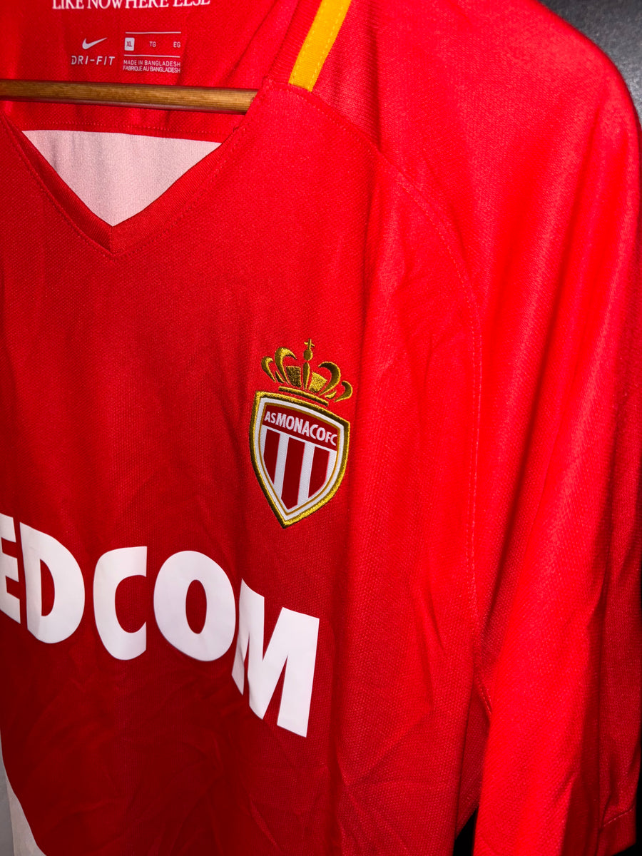 AS MONACO FALCAO 2017-2018 ORIGINAL JERSEY SIZE XL