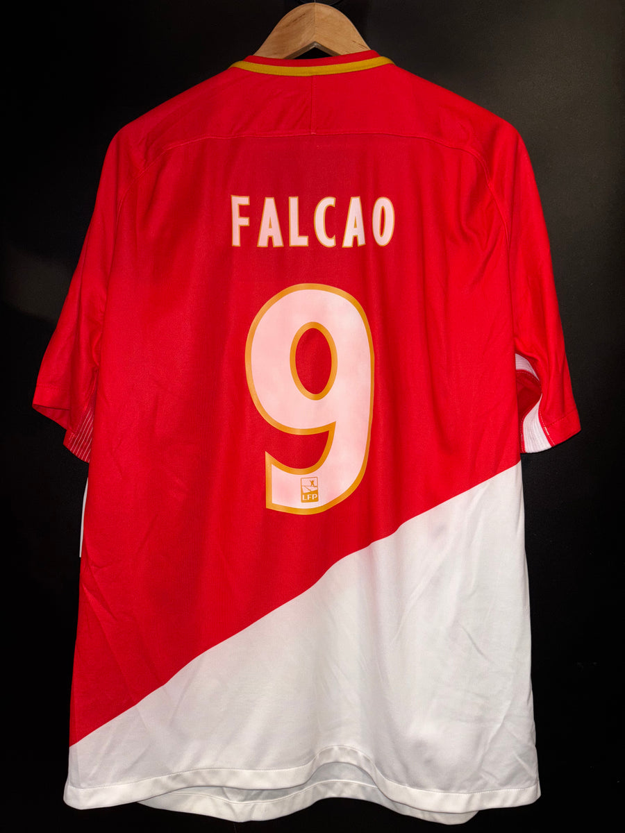 AS MONACO FALCAO 2017-2018 ORIGINAL JERSEY SIZE XL