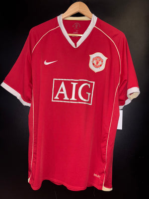 MANCHESTER UNITED RONALDO 2006-2007 ORIGINAL JERSEY Size XL