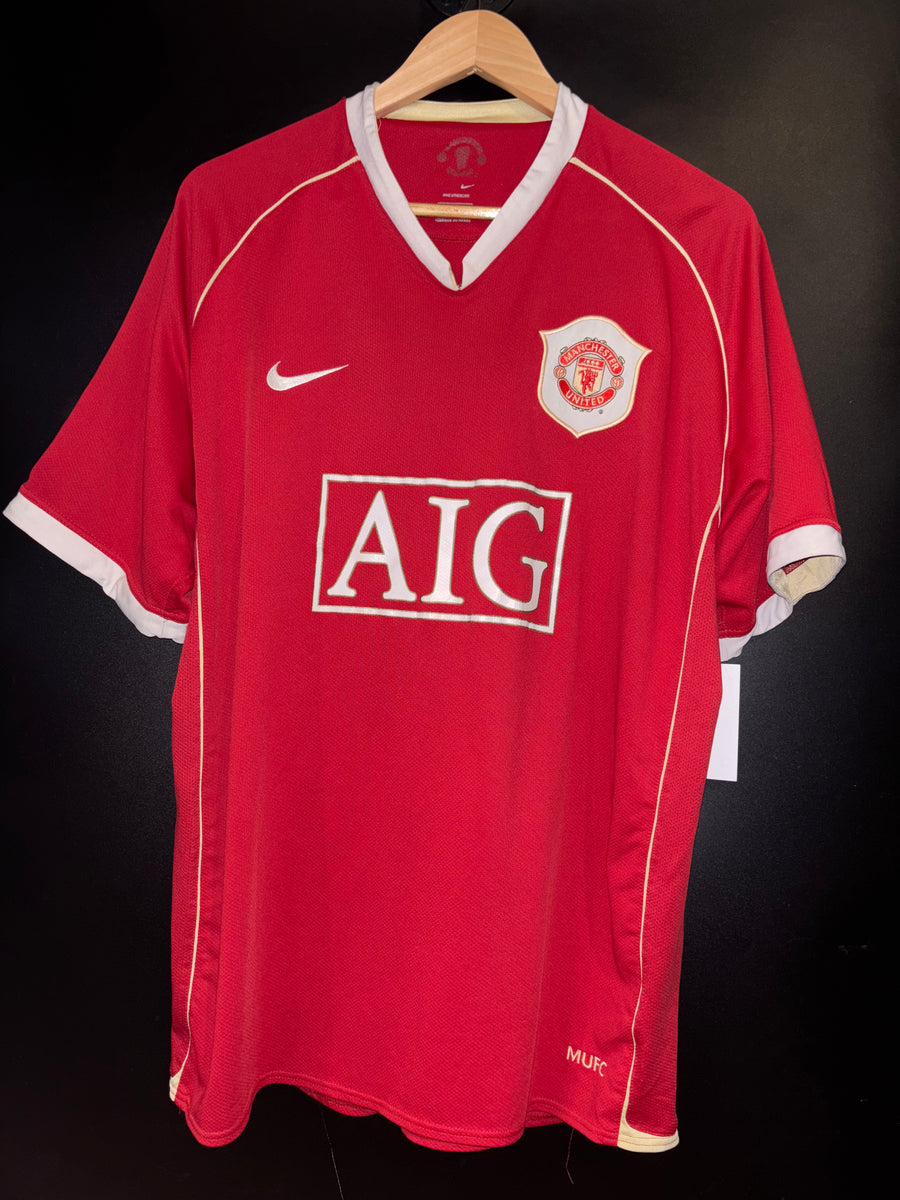 MANCHESTER UNITED RONALDO 2006-2007 ORIGINAL JERSEY Size XL