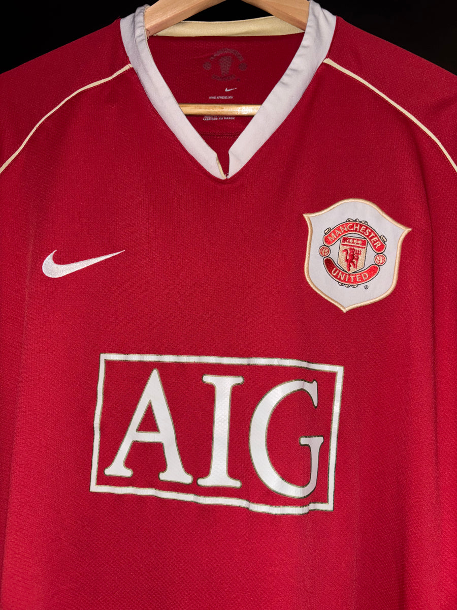 MANCHESTER UNITED RONALDO 2006-2007 ORIGINAL JERSEY Size XL