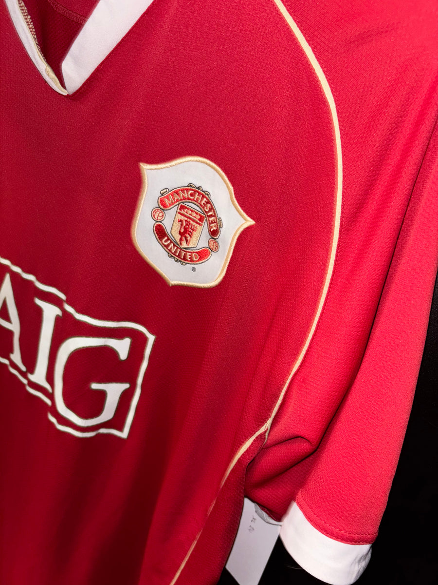 MANCHESTER UNITED RONALDO 2006-2007 ORIGINAL JERSEY Size XL