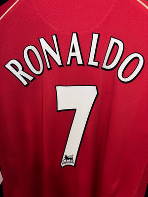 MANCHESTER UNITED RONALDO 2006-2007 ORIGINAL JERSEY Size XL