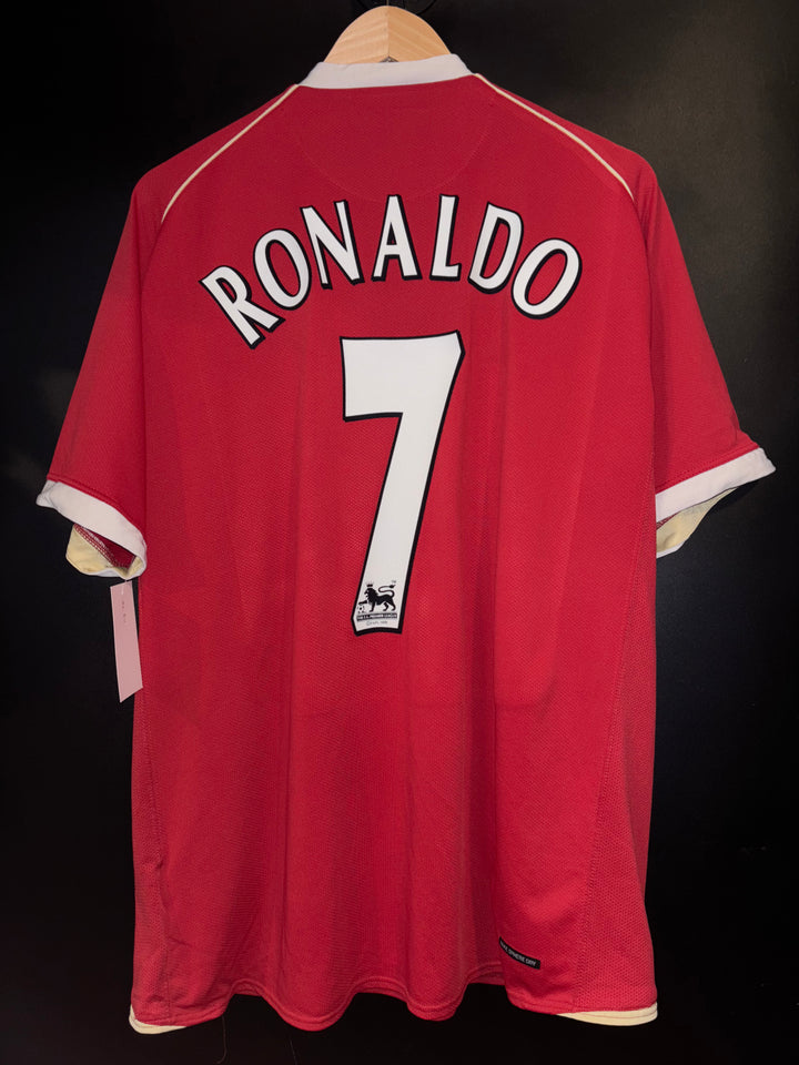 MANCHESTER UNITED RONALDO 2006-2007 ORIGINAL JERSEY Size XL