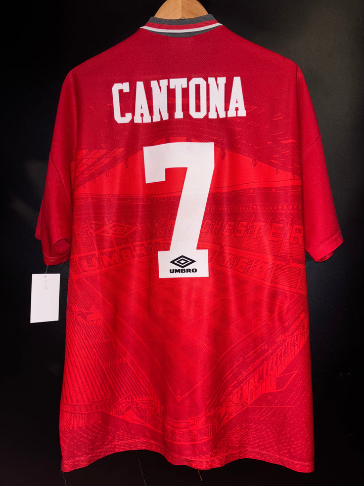 MANCHESTER UNITED CANTONA 1995-1996 ORIGINAL JERSEY Size XL