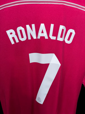 REAL MADRID RONALDO 2014-2015 ORIGINAL AWAY JERSEY SIZE S