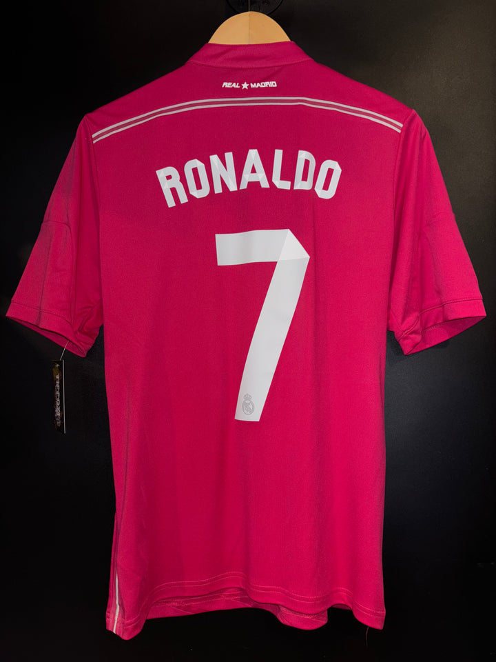 REAL MADRID RONALDO 2014-2015 ORIGINAL AWAY JERSEY SIZE S