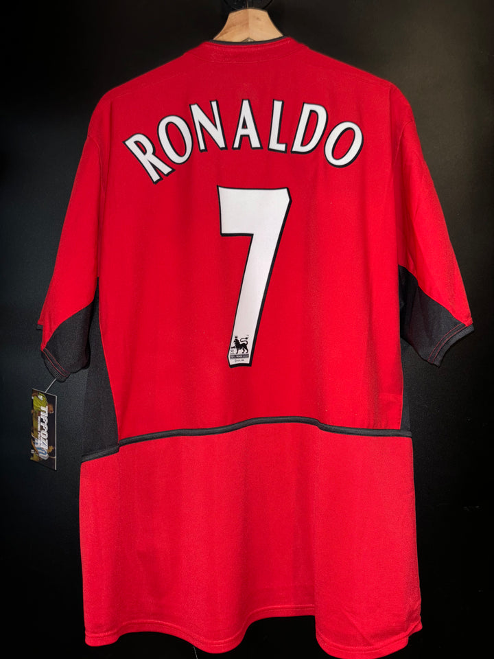 MANCHESTER UNITED RONALDO 2003-2004 ORIGINAL JERSEY Size XL