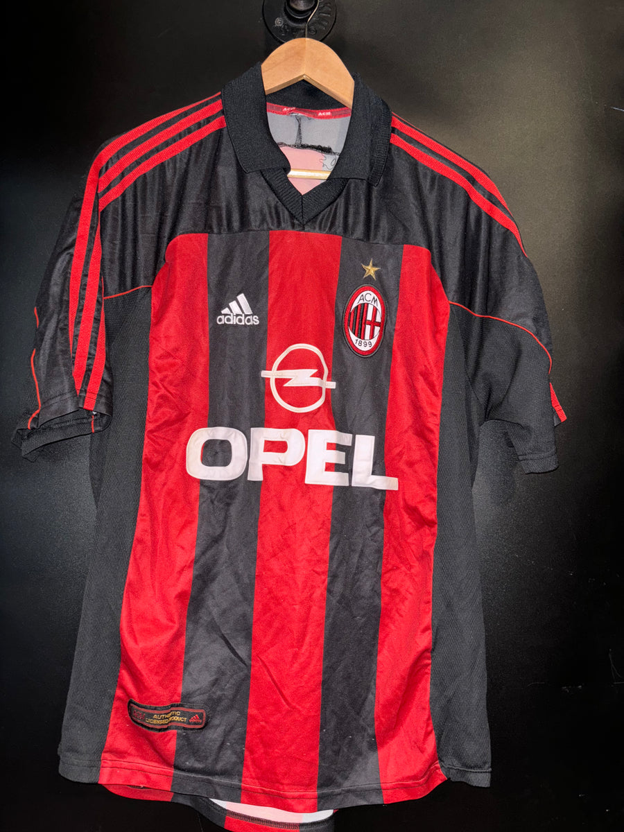 AC MILAN 2000-2001 MALDINI ORIGINAL JERSEY Size L