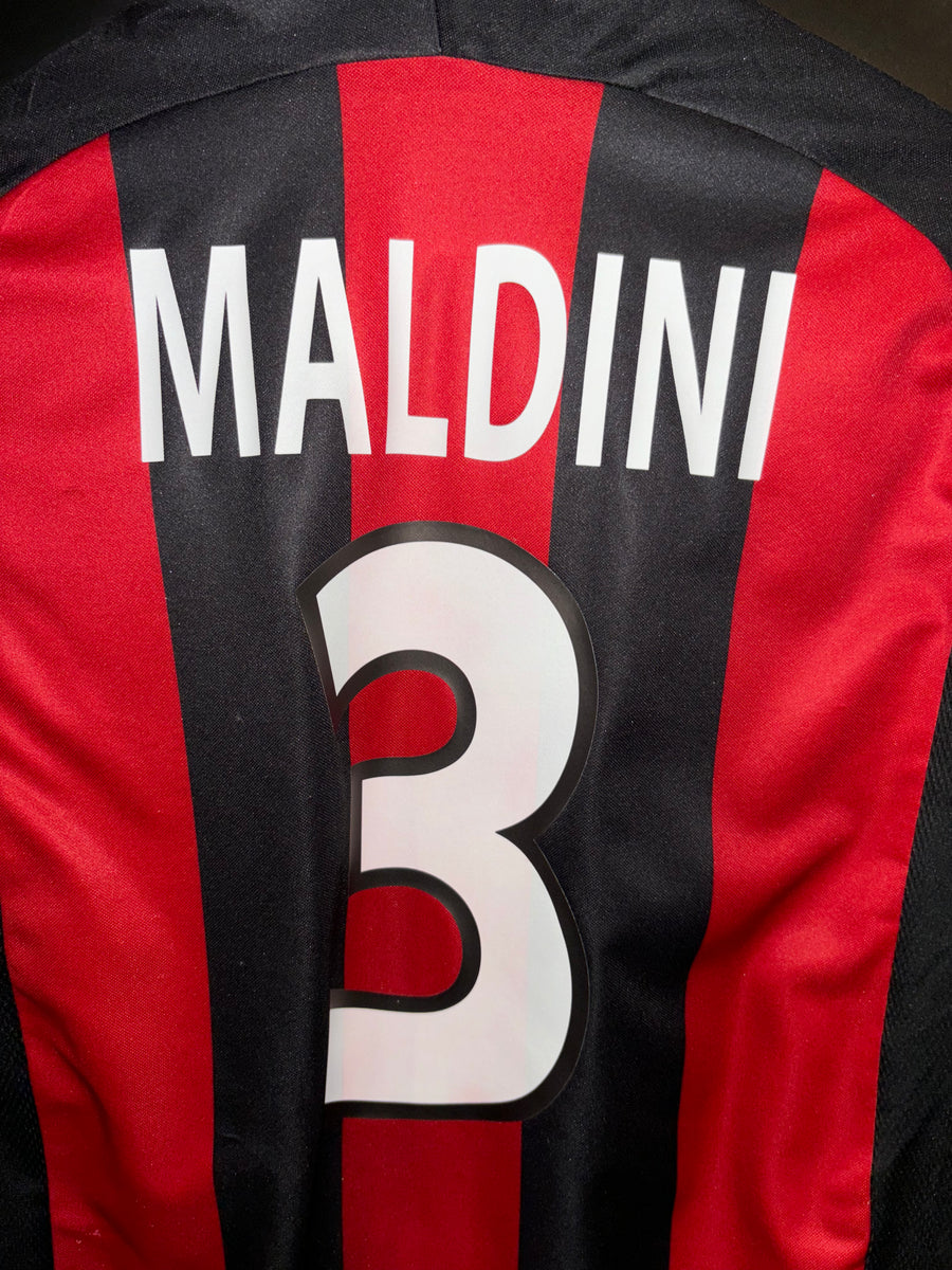 AC MILAN 2000-2001 MALDINI ORIGINAL JERSEY Size L