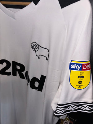 DERBY COUNTY MOUNT 2018-2019 ORIGINAL JERSEY Size XL