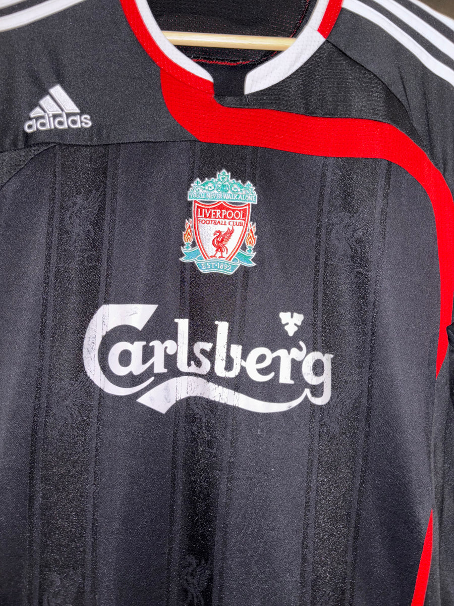 LIVERPOOL GERRARD 2007-2008 ORIGINAL AWAY JERSEY Size L