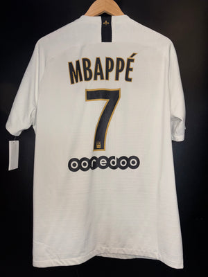 PSG PARIS SAINT GERMAIN MBAPPE 2018-2019 ORIGINAL PLAYER JERSEY SIZE XL