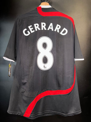 LIVERPOOL GERRARD 2007-2008 ORIGINAL AWAY JERSEY Size L