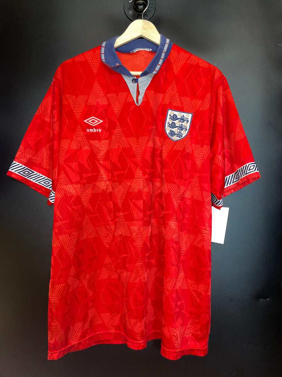 ENGLAND 1990-1992 ORIGINAL  JERSEY Size L