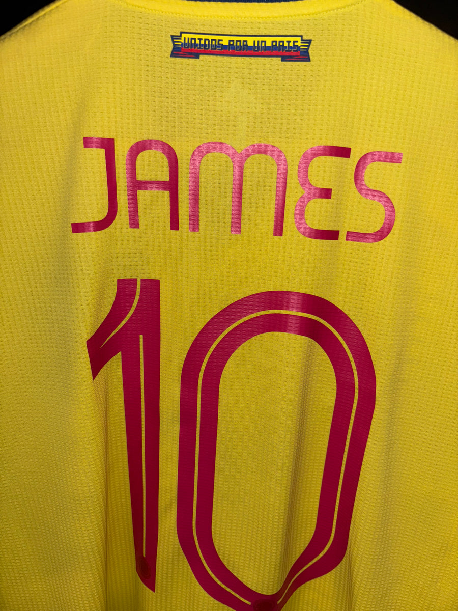 COLOMBIA JAMES 2019-2020 ORIGINAL PLAYER JERSEY Size L