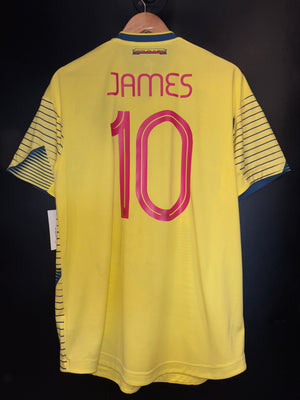 COLOMBIA JAMES 2019-2020 ORIGINAL PLAYER JERSEY Size L