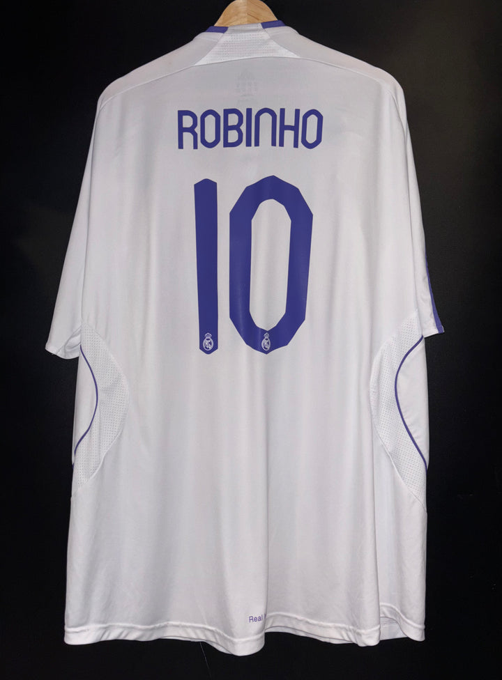REAL MADRID ROBINHO 2007-2008 ORIGINAL JERSEY Size 2XL