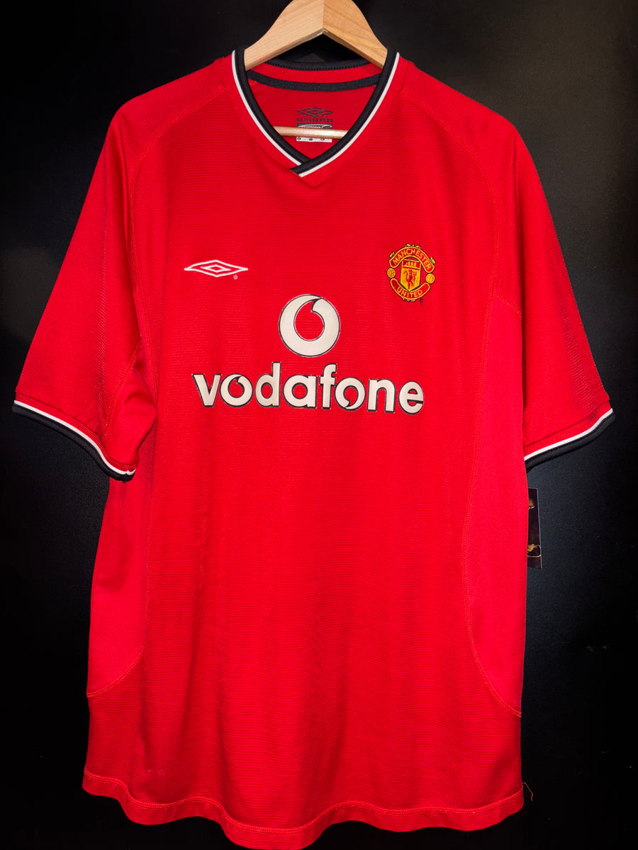 MANCHESTER UNITED BECKHAM 2001-2002  ORIGINAL JERSEY Size XL