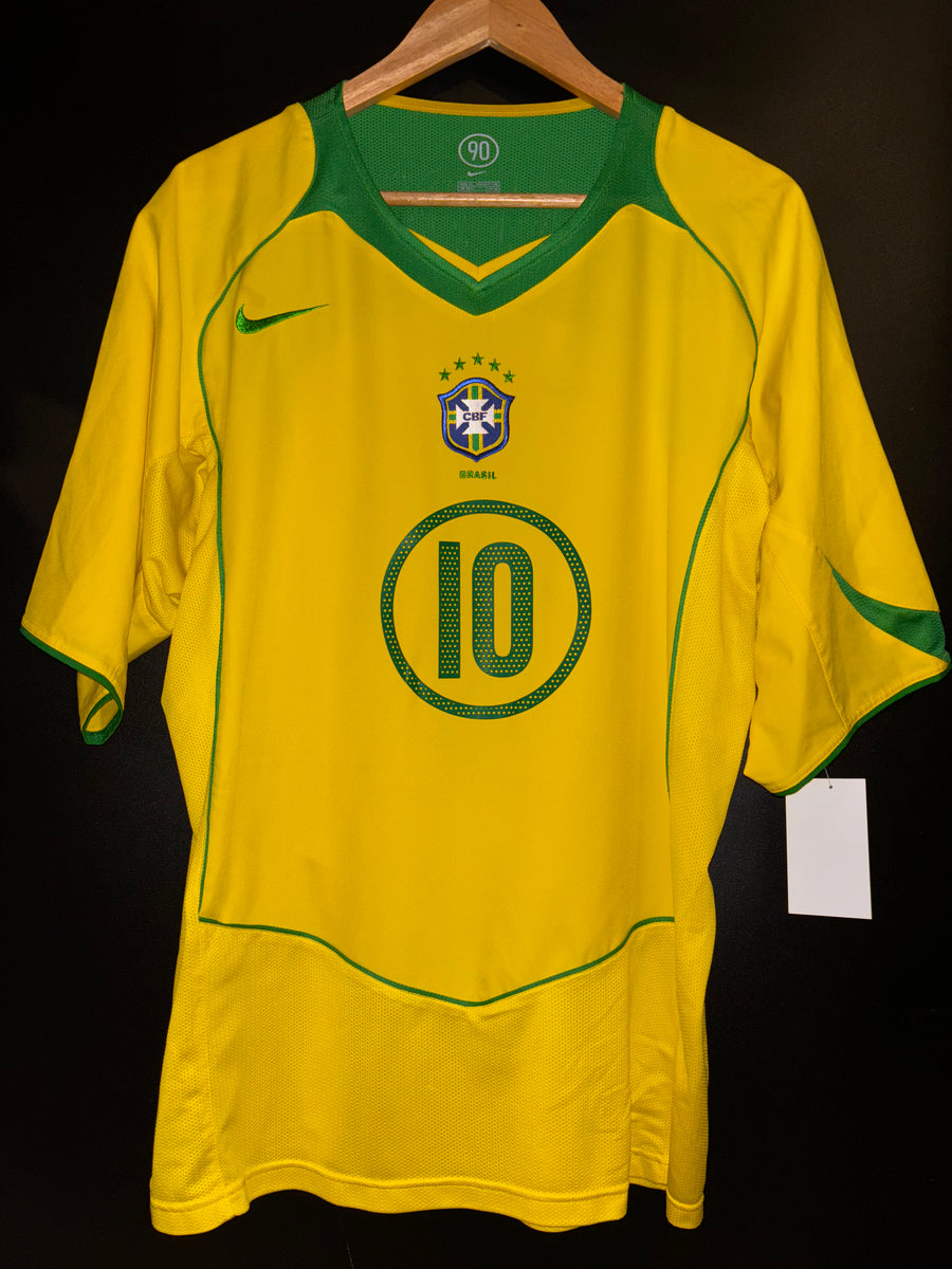 BRAZIL RONALDINHO 2004-2005 ORIGINAL JERSEY XL