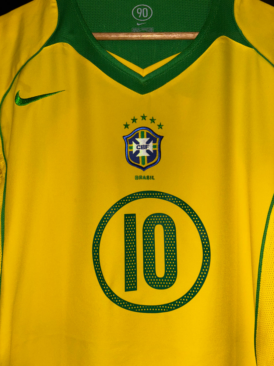 BRAZIL RONALDINHO 2004-2005 ORIGINAL JERSEY XL