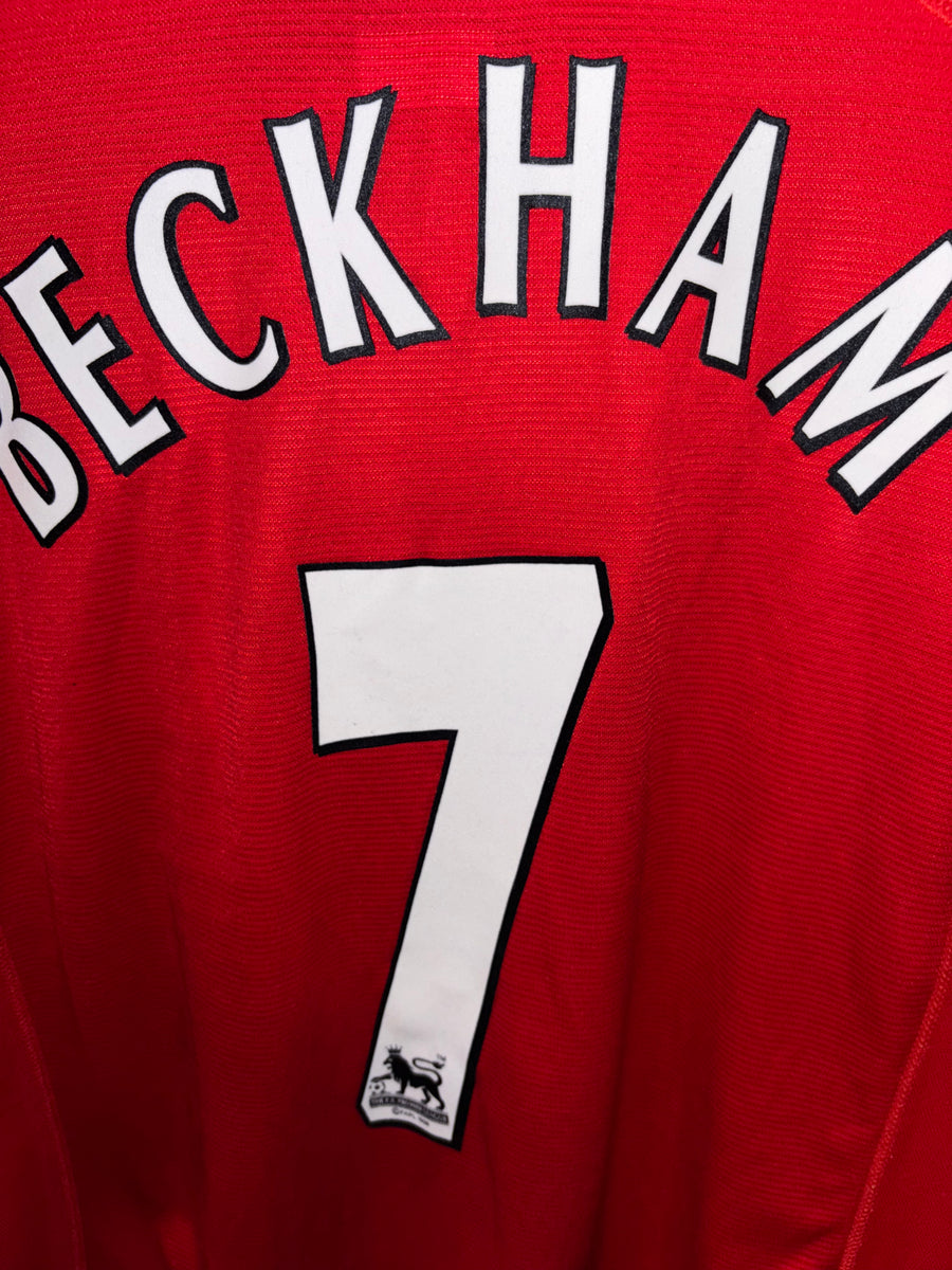 MANCHESTER UNITED BECKHAM 2001-2002  ORIGINAL JERSEY Size XL