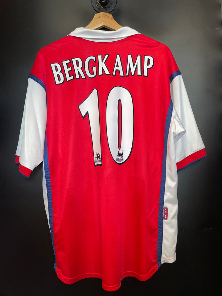 ARSENAL BERGKAMP 1998-1999 ORIGINAL JERSEY Size XL