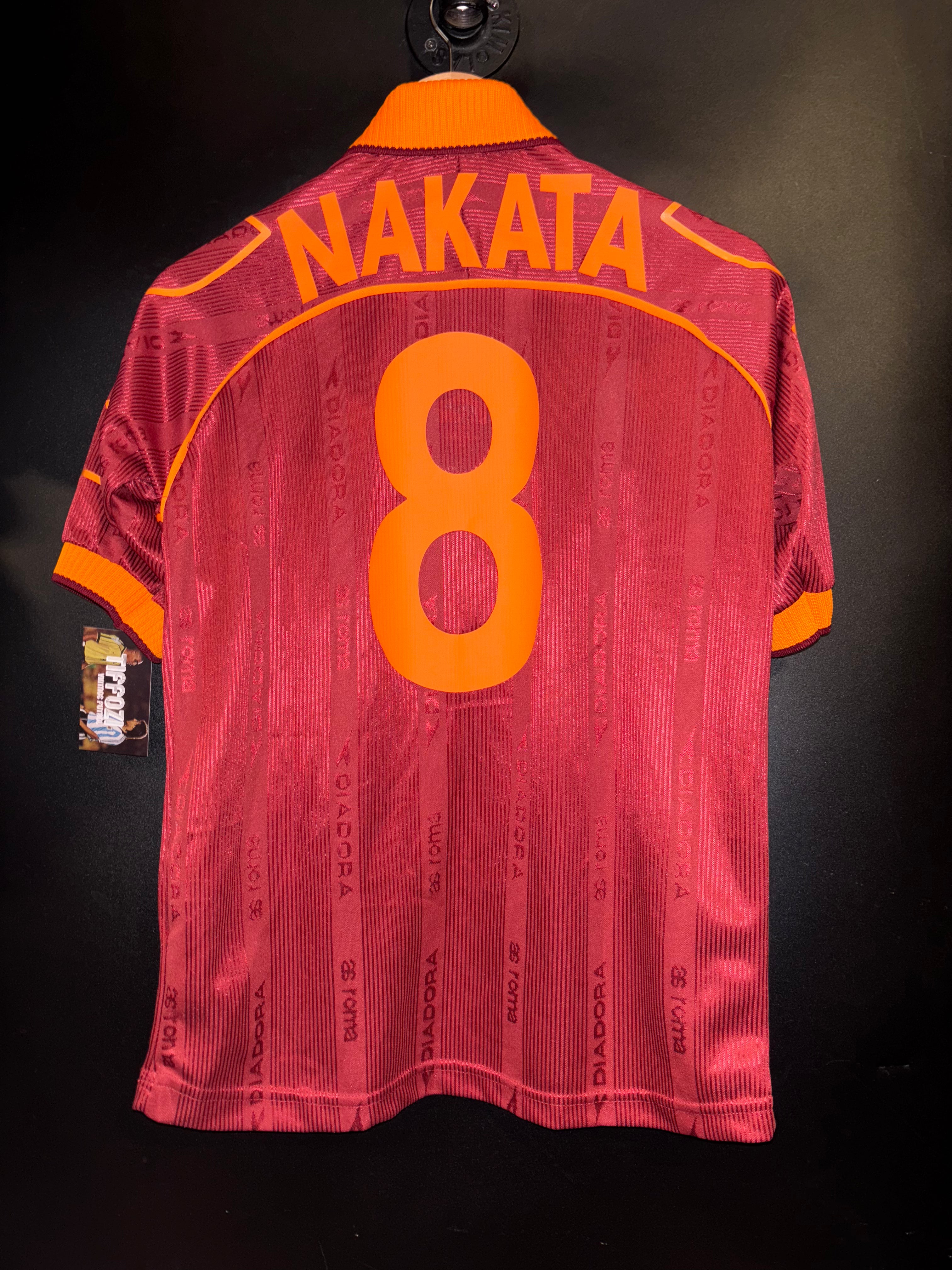 ROMA NAKATA 1999-2000 ORIGINAL JERSEY Size S – TIFFOZI FUTBOL