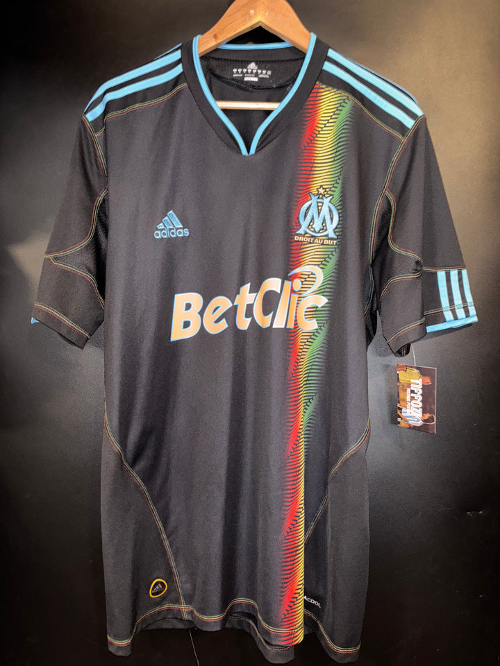 OLYMPIQUE MARSEILLE 2010-2011 ORIGINAL AWAY JERSEY SIZE XL
