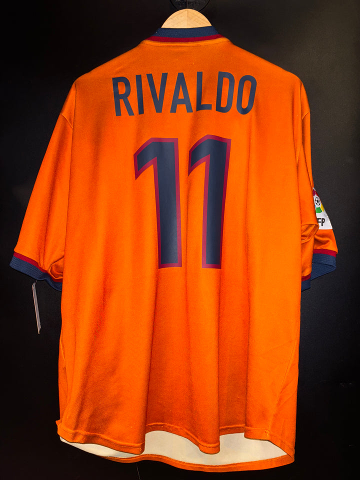 BARCELONA RIVALDO 1998-1999 ORIGINAL JERSEY Size XL