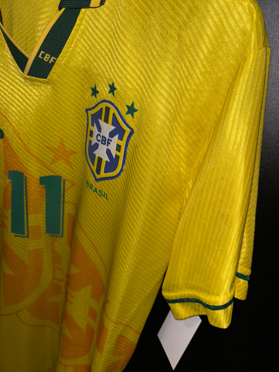 BRAZIL ROMARIO 1994-1995 ORIGINAL JERSEY SIZE L