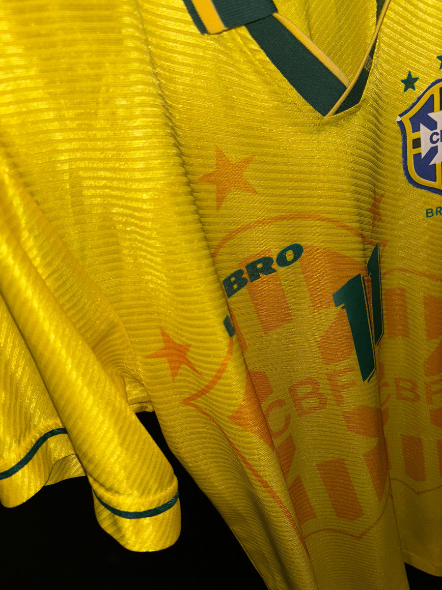 BRAZIL ROMARIO 1994-1995 ORIGINAL JERSEY SIZE L