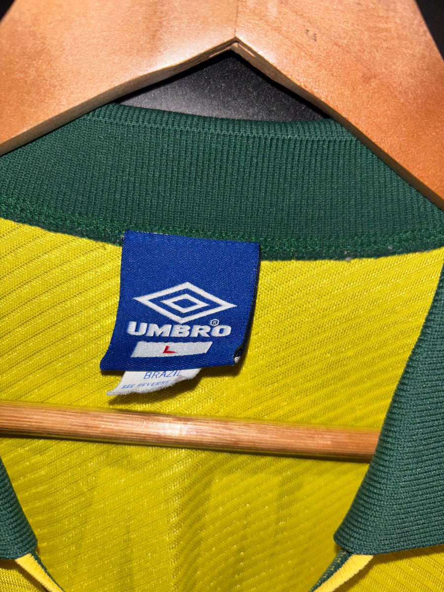 BRAZIL ROMARIO 1994-1995 ORIGINAL JERSEY SIZE L