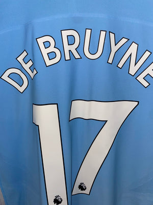 MANCHESTER CITY DE BRUYNE 2017-2018 ORIGINAL JERSEY Size M