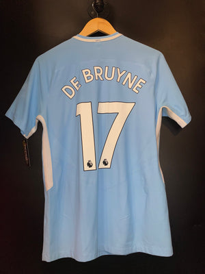 MANCHESTER CITY DE BRUYNE 2017-2018 ORIGINAL JERSEY Size M