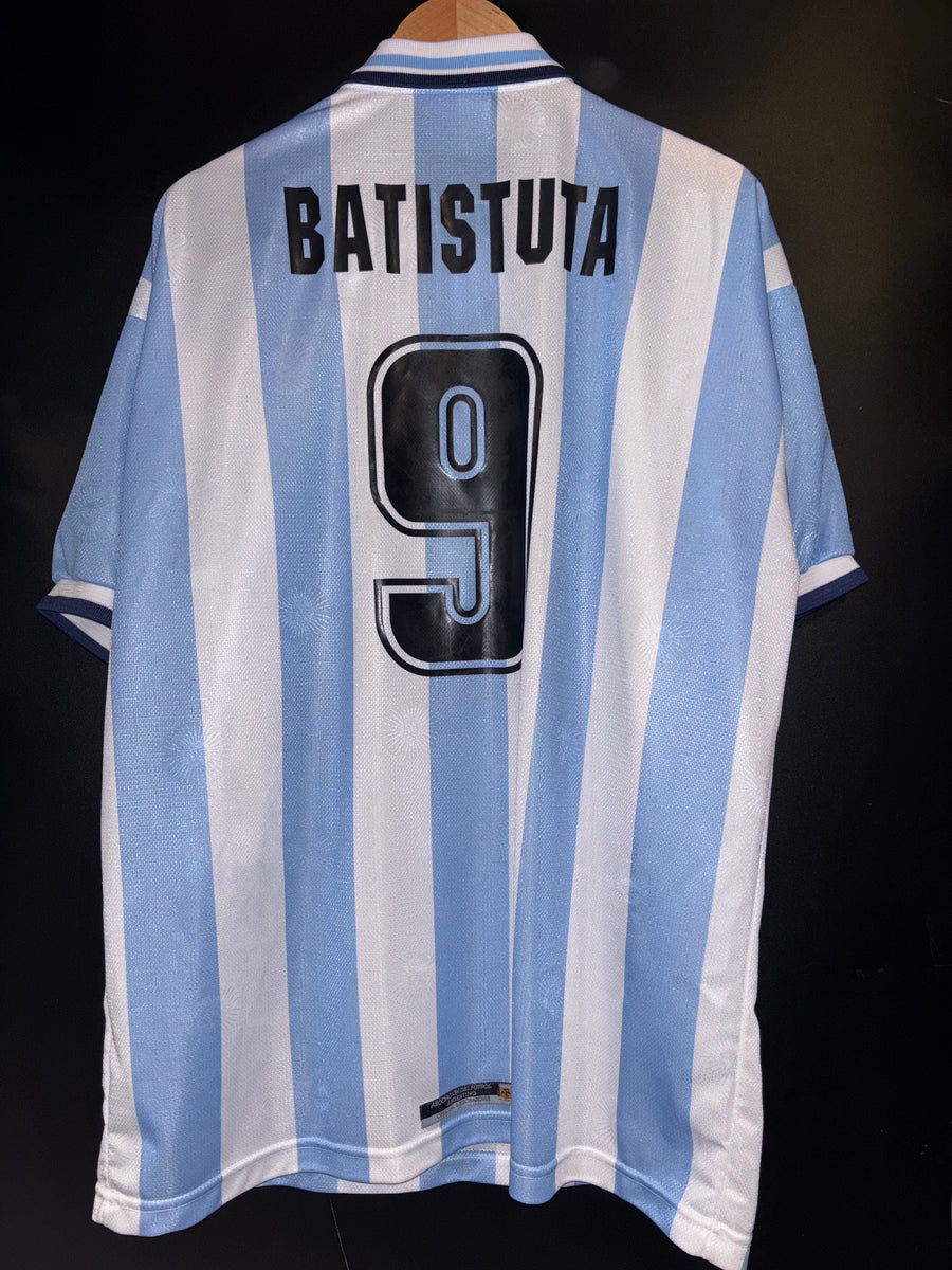 ARGENTINA BATISTUTA 1999-2000 ORIGINAL JERSEY Size XL