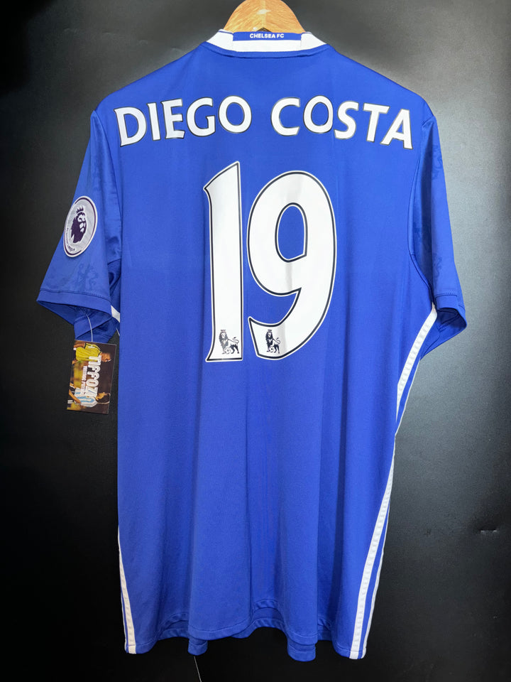 CHELSEA DIEGO COSTA 2016-2017 ORIGINAL JERSEY SIZE XL