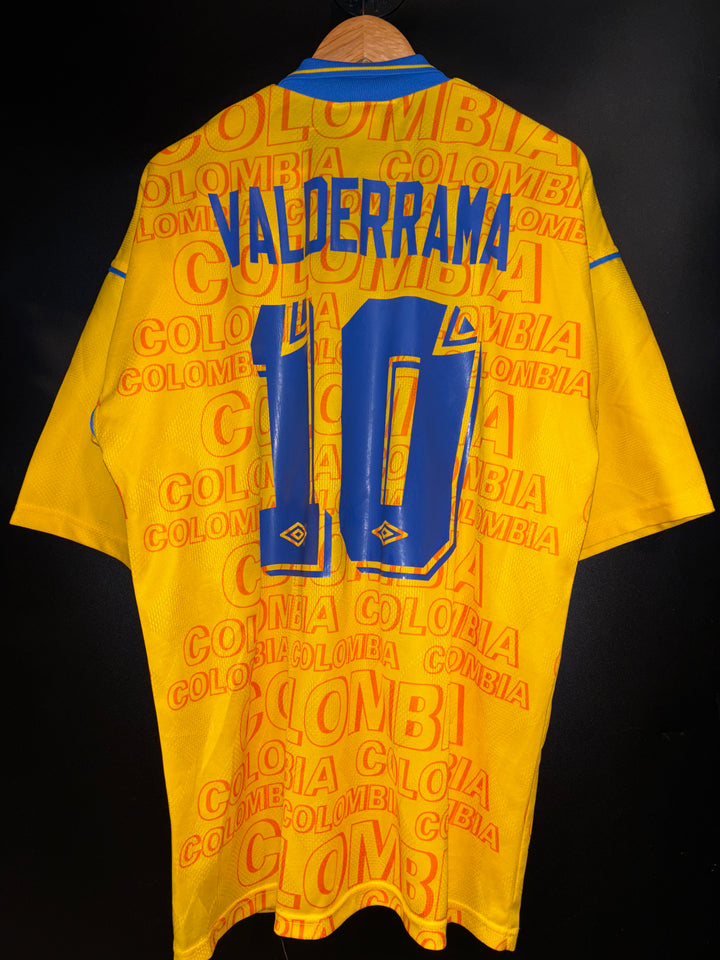 COLOMBIA 1997-1998 VALDERRAMA ORIGINAL JERSEY Size 2XL
