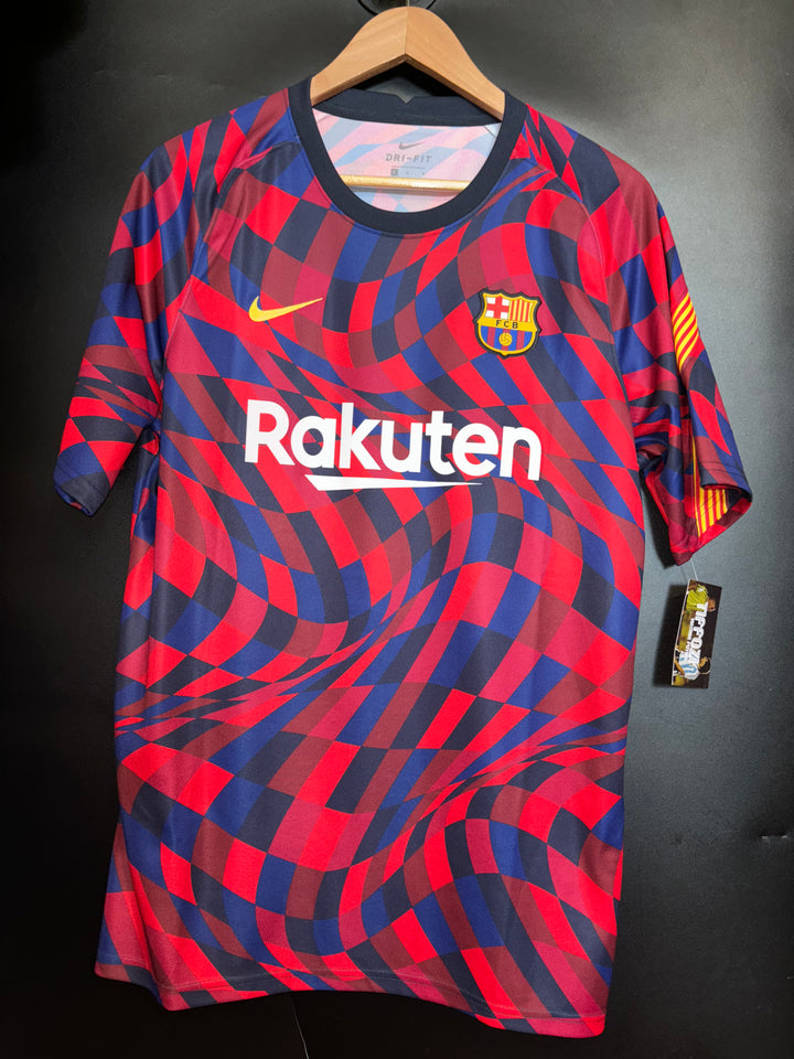 BARCELONA 2020-2021 ORIGINAL TRAINING JERSEY Size L