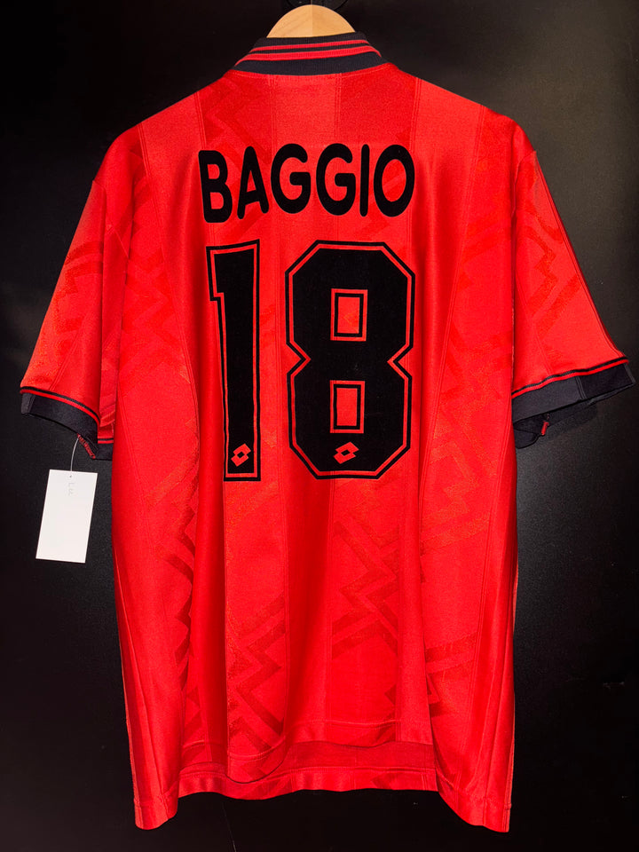 AC MILAN BAGGIO 1995-1996 ORIGINAL AWAY JERSEY Size L